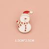 Broche navideño para hombre y mujer, insignia linda de dibujos animados, decoración de hebilla de pin de dibujos animados, moda ins, accesorios personalizados para mochila escolar