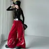Conjunto de Menina Primavera e Outono 2026 Novo Casual Estilo Coreano Crianças Médias e Grandes Top com Estrela de Cinco Pontas Calça de Moletom com Strass Quente Tendência