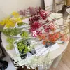 Bola de Flores de Gipsofila Artificial, Ramo Grande Denso de Gipsofila para Decoración de Bodas, Ramo de Novia, Accesorios para Estudio Fotográfico