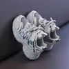 Zapatillas Deportivas para Niños Modelo Nuevo Primavera y Otoño para Niños y Niñas, Zapatos Retro tipo Papá, Malla Transpirable con Velcro, Zapatos Casuales para Niños Mayores