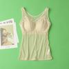 Ropa Interior de Seda sin Rozaduras Sujetador Body de una Pieza Malla de Encaje de Seda de Morera Top Transparente Ropa Interior Versátil para Mujer Verano