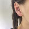 Pinza de oreja de ballena sin agujero en la oreja Ballena Sen nacida contigo romántico lindo circón sirena azul clip de oreja de espuma femenino