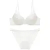 E-commerce Transfronteiriço Lingerie Sexy Decote Profundo Para Seios Pequenos Realçador Reunião Sutiã Anti-abaulamento Lateral Renda Conjunto de Sutiã