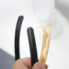 Faixa de cabelo infantil para bebê 1cm cor de doce tecido com fecho de dente cabeça DIY manual acessórios básicos para cabelo material de acessórios