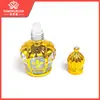Frasco de Perfume Famingxuan 12ml Estampagem a Quente Vidro Esfera Rolante Frasco Vazio