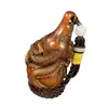 Colección Antigua de Boj de Hoja Pequeña Estilo Antiguo Tallado Madera Maciza Mango de Calabaza Dragón Pieza Año del Dragón del Zodiaco Colgante Creativo