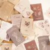 Paquete de Materiales Yuxian: Miau y Dulce Momento, Papel Especial Ligero Retro, Material para Journaling DIY, Notas Adhesivas Decorativas para Estudiantes