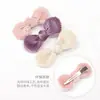 Pinzas para el pelo con lazo de pana de 10 colores para niños, Pinzas para el pelo de terciopelo para niñas de otoño e invierno, Accesorios para el pelo de bebé que no dañan el cabello, Al por mayor