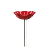 Nuevo Estaca de Metal Hecha a Mano para Jardín de Flores - Comedero de Pájaros Floral de Metal Hecho a Mano