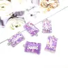 Accesorios de Oso de Resina Transparente de Colores Dulces Materiales para Pulsera Pendientes Collar Llavero Colgante Hechos a Mano DIY