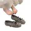 Zapatos Mary Jane Estilo Hada Suave para Mujer, Novedad Otoño 2026 Versátiles de Punta Cuadrada con Lazo Planos de Punta Baja