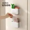 Estante de Almacenamiento Fasola, Portalápices sin Taladro para Montar en el Lado del Refrigerador, Adhesivo de Pared, Caja Plegable de Almacenamiento con Absorción Magnética