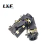 Enchufe de auriculares de 2.5 PJ-242 enchufe de auriculares de seis pines Doble Canal Interruptor de audio para auriculares de 4 secciones