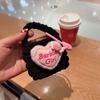 Hecho a mano diy lana tejida bolsa para audífonos Bluetooth cubierta protectora universal caricatura cosas feas boca grande monedero venta al por mayor