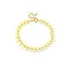 2022 Nuevo Pulsera de Hebilla de Hoja Hecha a Mano de Plata de Ley 925 Joyería Ins Europea y Americana Boutique Joyería Simple