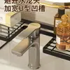 Estante de almacenamiento para baño, instalación sin taladro, estante de almacenamiento para el lavabo frente al espejo del baño, organizador de artículos de tocador montado en la pared