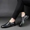 2168 Zapatos para Hombre y Mujer Zapatos de Cuero para Negocios Zapato Formal Casual de Caballero Primavera Bajos sin Cordones Cuadros Piel de Vaca Talla Grande y Pequeña