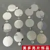 Cortina de Lantejoulas Prateadas Fio de Lantejoulas Espelho Laser Prateado Brilhante Redondo Quadrado Losango Fio de Lantejoulas Cortina de Lantejoulas Decoração Suspensa
