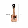 Colgante de Guitarra de Acrílico de Doble Cara Popular de Venta Caliente Transfronteriza Colgante Joyería Accesorios Llavero