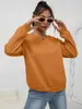 Sudadera de Color Sólido Multicolor para Mujer Ropa Casual a Cuadros Sudaderas Holgadas Hipster Otoño Suéter de Cuello Redondo para Mujer