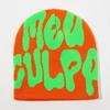 Meaculpa Gorro contraste cor doce cor lã gorro gorro de malha gorro frio Gorro homens e mulheres casal Rua maré