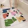 Alfombra de Baño de Bucle de Seda, Alfombra de Baño para Ducha, Felpudo de Baño, Alfombra Barrera de Agua para Bañera de Personas Mayores, Alfombra Antideslizante para Personas Mayores
