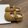 Zapatos Birkenstock Calados para Niñas, Nuevos Zapatos Suaves para Bebés de Primavera y Otoño, Mocasines Transpirables para Niños Pequeños, Zapatos de Cuero Estilo Británico
