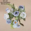 Novo Estilo Buquê de Flores Artificiais com Combinação de Rosas e Margaridas Estilo Ins Flores Artificiais Decoração de Mesa Decoração de Casa