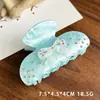 Pinza para el Cabello Súper Hada Color Caramelo Lindo Dulce Femenino Moño Nudo Pinza de Garra Acetato Imitación Pinza de Tiburón para Peinar Accesorios Versátiles para el Cabello