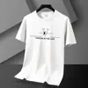 Fabricante Direto Nova T-shirt Masculina Casual de Manga Curta para o Verão com Gola Redonda Tendência Jovem Camiseta Meia-Manga para Homens Estudantes
