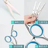 Guangzhou Wanmei Tijeras de Peluquería Tijeras Planas Tijeras Deslizantes para Flequillo Tijeras de Acero Inoxidable Barber 6 pulgadas