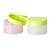 Direto da fábrica 100g flip cap com colher fosco pp garrafa creme garrafa removedor de maquiagem garrafa dente pó caixa garrafa vazia de plástico