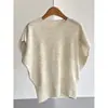 Chaleco de Punto Estilo Universitario 2026, Suéter Chaleco de Cuello Redondo con Mangas Volantes, Ropa Exterior para Mujer al por Mayor N3FS8959