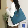 2025 Nova Bolsa Tote de Moda Feminina Tecido Oxford Lona Leve Bolsa Transversal Versátil Capacidade
