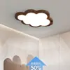 Lámpara de Techo con Protección Ocular de Espectro Completo Lámpara de Sala de Estar Estilo Mid-Century Americano Simple Retro Lámpara para Habitación Infantil Dormitorio Principal