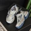 Primavera 2025 Nuevos Zapatos Torre de Malla Transpirable Ballena Azul para Mujer Zapatilla Profunda Plataforma Zapatos Casuales para Mujer