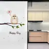 Película adhesiva de vidrio esmerilado de cárabo color blanquecino para protección de la privacidad, evita el paso de la luz solar, diseño simple para cobertura total en el estudio