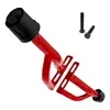 Slider Anti-Queda Para-choque Para Motocicleta Universal Bloco Protetor Espessado Modelo Curvo Preto Modelo Curvo Vermelho Espessado