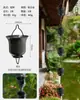 Corrente de Chuva Externa de Cobre Corrente de Drenagem de Beiral Estilo Japonês Corrente de Água da Chuva de Pátio de Villa Corrente de Desvio de Água da Calha Corrente de Água Decorativa