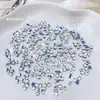 Decorações de Nail Art com Strass Irregulares de Base Plana Mini Hot Fix Vermelho Vibrante Pacote Misto Strass para Nail Art Branco Azul Claro Champagne Super Brilhante Atacado
