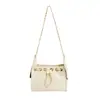 Bolso Nuevo Suave Acolchado Estilo Chanel con Cadena 2026, Bolso Cruzado de Hombro con Cordón Detallado de Cadena, Bolso Cruzado de Moda para Mujer