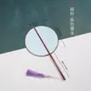 Abanico de Caligrafía con Espacio en Blanco para Escribir, Abanico Pintado a Mano por Ambos Lados, Estilo Hanfu, Estilo Antiguo, Abanico con Borla, Arte de Bambú