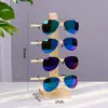 Suporte de Exibição para Óculos Óculos de Miopia Suporte de Exibição para Olhos Escada de Exibição Original em Madeira de Pinus Loja de Shopping Desktop