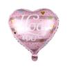 Nuevo globo de aluminio en forma de corazón Te amo decoración de boda globo de fiesta al por mayor