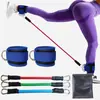 Tornozeleiras Transfronteiriças, Equipamento de Proteção Esportiva para Treinamento de Força das Pernas de Taekwondo, Cinto de Assistência com Suporte de Peso, Argolas para Pés, Fivelas para Pés, Halteres