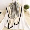 Carta Artística Fashion Twill 90 Grande Toalha Quadrada Redução de Idade Cachecol para Todos os Fósforos Xale de Dupla Finalidade Cachecol de Temperamento de Alta Qualidade