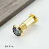 Espejo de puerta de madera con forma de ojo de gato, gran angular de 200 grados, lente de vidrio HD, antipalanca, antirrotación, para puerta de hotel, ojo de oveja HD