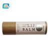 Fábrica de Shenzhen venta al por mayor lápiz labial tubo de papel Kraft completo 0.3oz 7G Desodorante caja cilíndrica de empuje inferior