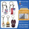 Chaveiro de metal personalizado empresa turismo local cênico lembrança liga de zinco esmalte pintura pingente dos desenhos animados pequeno presente