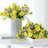 Girassol de Simulação Flor de Simulação Girassol Crisântemo Casamento Casa Sala de Estar Pastoral Flor de Seda Artificial Flor Falsa Decoração